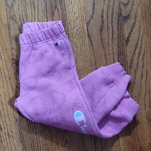 Champion Sz 4T Kids' Purple Pink Sweatpants
